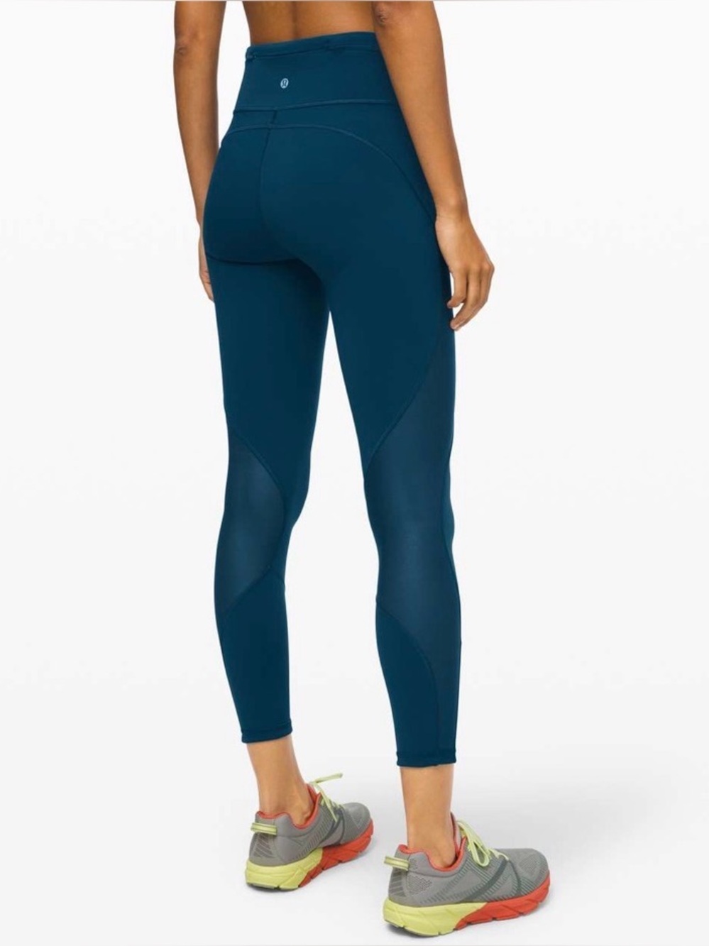 Lululemon Always Airy High-Rise Run Tight 25” Night Diver Size 8